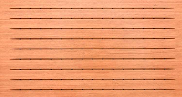 Perforated Acoustical Wood Panels