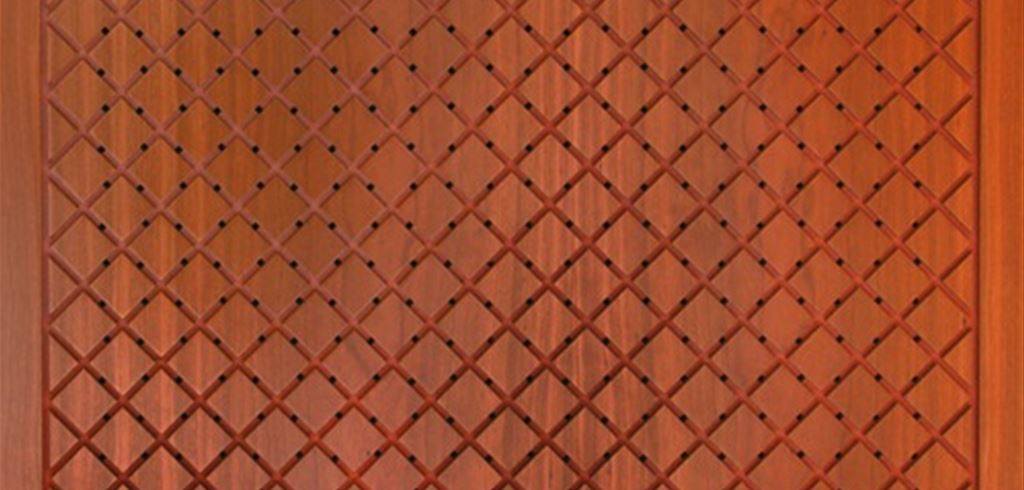 Perforated Acoustical Wood Panels