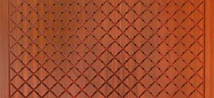 Perforated Acoustical Wood Panels