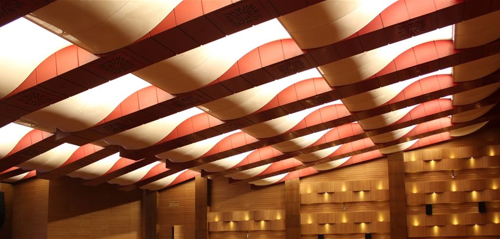 Acoustical Wood Ceiling Panels