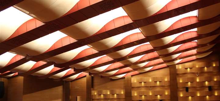 Acoustical Wood Ceiling Panels