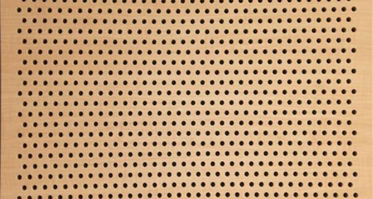 Perforated Acoustical Wood Panels