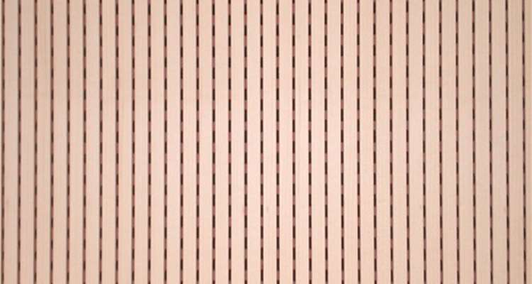 Perforated Acoustical Wood Panels