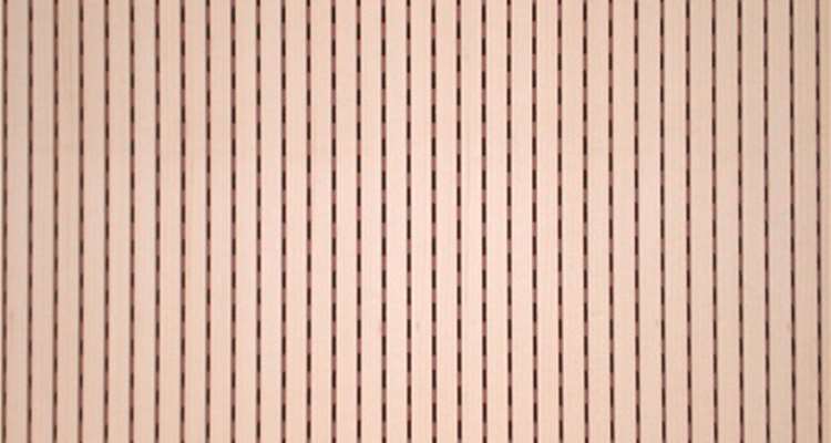 Perforated Acoustical Wood Panels