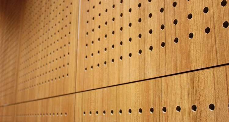 Perforated Acoustical Wood Panels